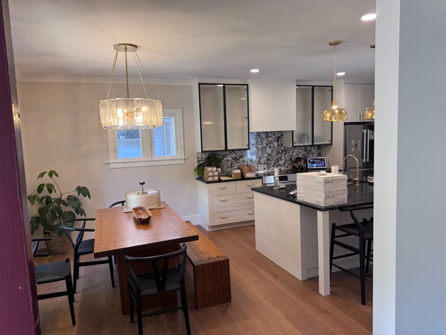 Kitchen and dining room remodel for a homeowner in Denver, CO.